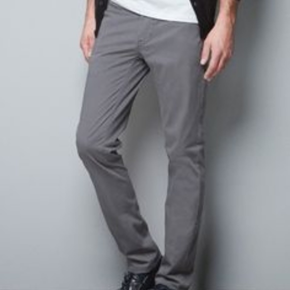 Zara Other - Zara Man Gray Chino Straight Leg Pants